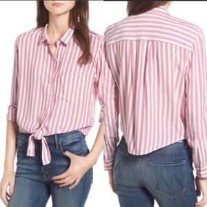 Rails Val Tie Front Top [Garnet White]